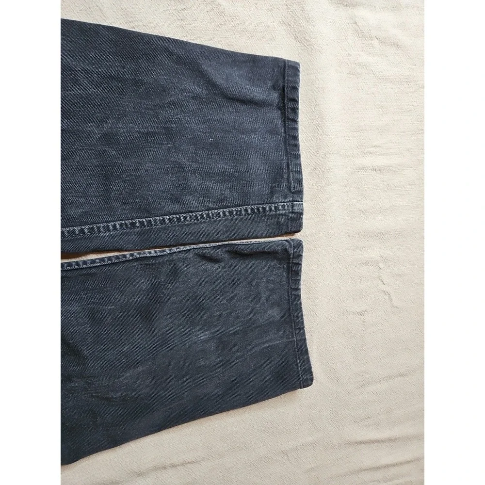 Levis 505 Black Jeans 38x30‎ Straight Fit Denim Classic Five Pocket Vintage